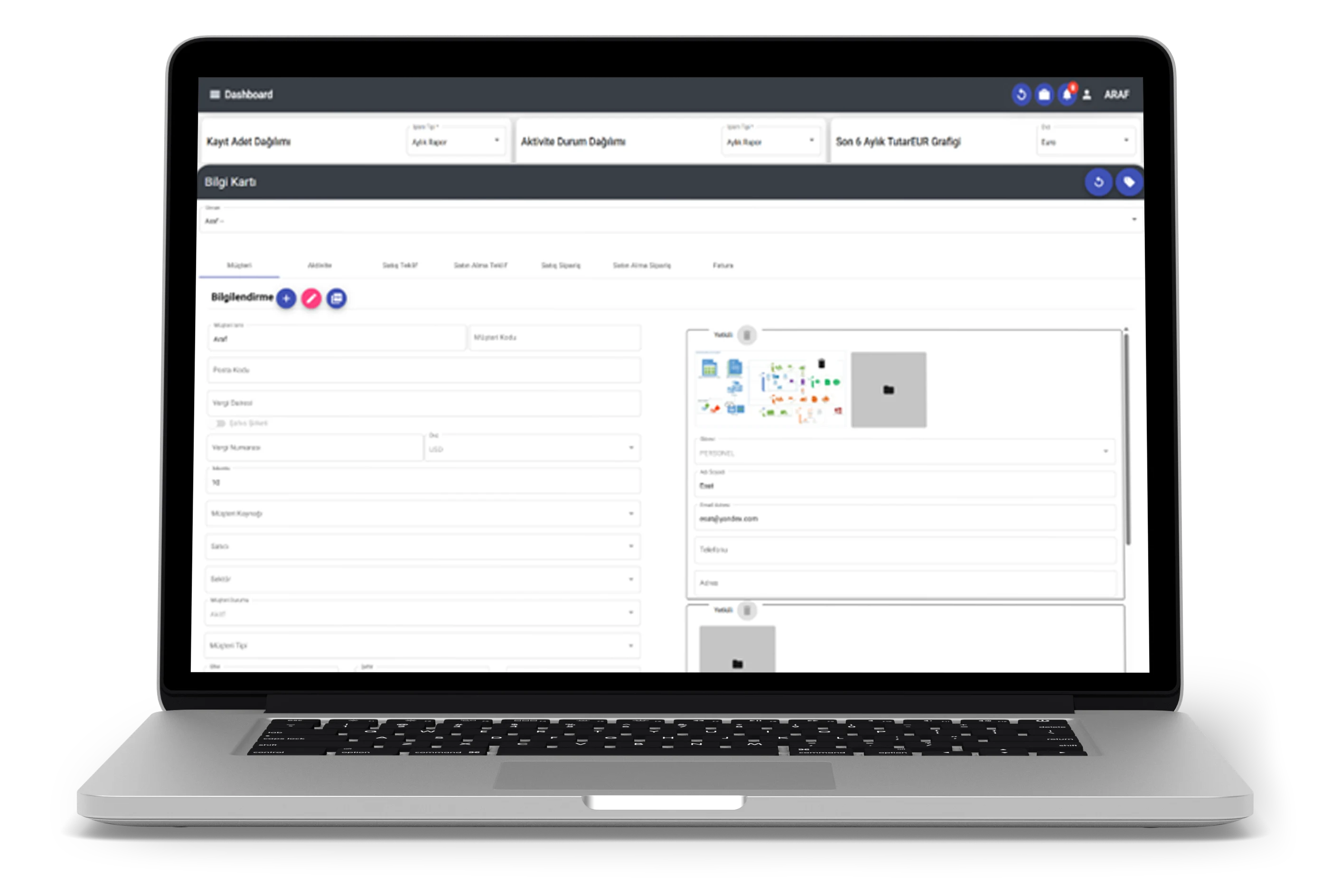 Müşteri 360° Bilgi Kartı